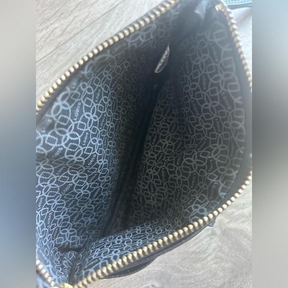 LODIS Black Pebbled Leather Wristlet - Picture 6 of 6